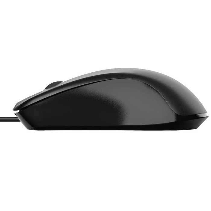 Trust Ratón Óptico Basics Wired Negro